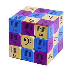 Universal 3x3x3 notes de musique motif magic cube Speed Puzzle Cube pour enfants Kit de cerveau Formation pour adultes 