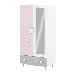 Avis Demeyere Armoire 2 portes 1 tiroir et miroir Etoiles