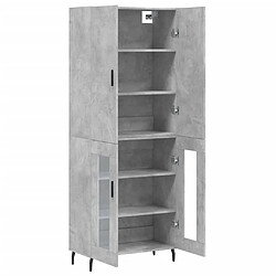 Acheter Maison Chic Buffet,Meuble de Rangement,commode pour salon,Cuisine Gris béton 69,5x34x180 cm Bois d'ingénierie -MN21167