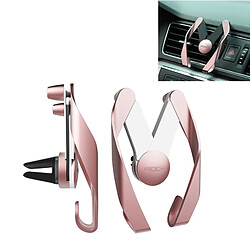 Wewoo Support Holder or rose pour iPhone, Galaxy, , Xiaomi, Lenovo, Sony, LG, HTC et autres smartphones de voiture AutoBot M Air Vent,