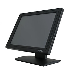 Approx Moniteur à écran tactile LED 15" pour POS 1024 x 768 - Réponse 5 ms - Angle de vision de 160º - USB, VGA - VESA