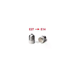 Douille Adaptateur E27 vers E14 pour Lampes et Ampoules