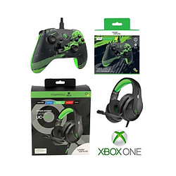 Under Control Casque Gamer PRO UC40 VERT GAMER XBOX ONE/S/X/PC + Manette XBOX ONE-S-X-PC VERTE ROCKET