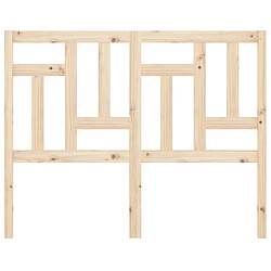 Avis Maison Chic Tête de lit scandinave pour lit adulte,Meuble de chambre 125,5x4x100 cm Bois massif de pin -MN18689