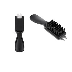 2pcs Brosse de Chaussures Golf +Chausse-Pied Poignée Clé Accessoire Golf Brosse de chaussure de golf