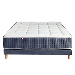 Avis Idliterie Ensemble Matelas Ressort 7 zones + Mémoire de forme + Sommier KING STYLE Fabriqué en France