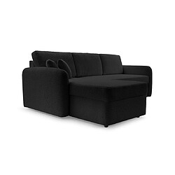 Acheter Bestmobilier Pocatello - canapé d'angle réversible 4 places - convertible avec coffre - en tissu bouclette