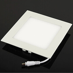 Wewoo Dalle LED Voyant carré chaud de 9W 48 SMD 2835 blanche, flux lumineux: 630lm, taille: 14.7cm x 14.7cm 