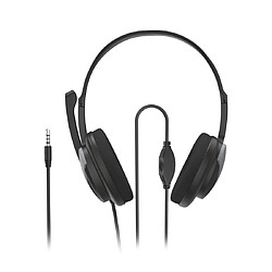 Avis Hama PC-Office-Headset HS-P100 V2 Stereo, schwarz