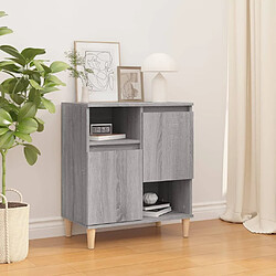 Maison Chic Buffet,Meuble de Rangement,commode pour salon,Cuisine Sonoma gris 60x35x70 cm Bois d'ingénierie -MN23143