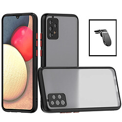 PHONECARE Kit Coque Anti Choque Caméra Protection + Support Magnétique L Safe Driving Voiture pour Samsung Galaxy A33 5G - Noir 