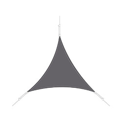 Easy Sail Voile d'ombrage triangle 4x4x4m ardoise.