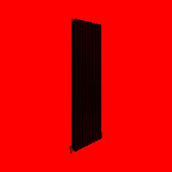 Avis Monstershop Radiateur Plat Noir Mat 160 cm x 56 cm