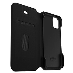 Étui Cuir pour iPhone 12 Mini Clapet Porte Carte Otterbox Strada Via Noir