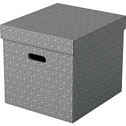 Esselte Boîte de rangement Home Cube, set de 3, gris ()