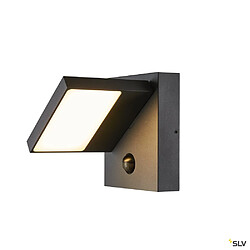 Applique extérieure SLV ABRIDOR SENSOR, anthracite, LED, 14W, 3000K/4000K, IP54, détecteur de mouvements