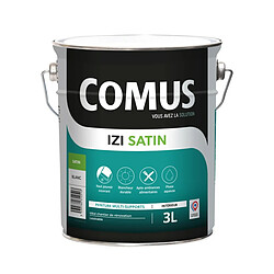 IZI'SATIN 3L - Peinture acrylique d'aspect satin en phase aqueuse - COMUS 