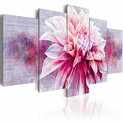 Paris Prix Tableau Imprimé Violet Dahlia 100 x 200 cm 