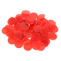 25MM barillet en plastique monnaie Chip Coin 100 barils un avion baril Boundless Pink