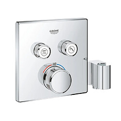 Grohe - Thermostatique pour installation encastrée 2 sorties chromé GROHTHERM SMARTCONTROL 