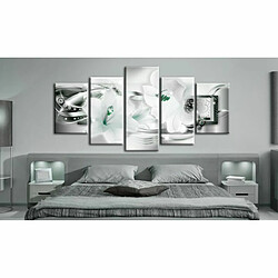 Paris Prix Tableau Imprimé Lilies with Peppermint Accent 100 x 200 cm