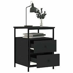 Acheter Maison Chic Table de chevet | Table de nuit noir 44x45x60 cm bois d’ingénierie -GKD64498