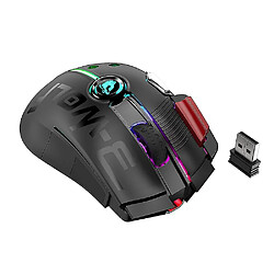 Universal Souris sans fil 2,4 GHz de connexion câblée de type C souris RVB 12000dpi LED de souris de souris RGB 