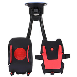 Acheter Wewoo Support Voiture rouge pour iPhone, Samsung, Huawei, Xiaomi, HTC et autres smartphones GPS PDA MP4, Ventouse de de de de avec cou d'oie réglable