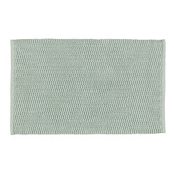 WENKO Tapis de salle de bain en coton Mona - L. 50 x l. 80 cm - Vert clair Wenko - Tapis de salle de bain en coton Mona - L. 50 x l. 80 cm - Vert clair - Design