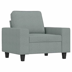 Maison Chic Fauteuil Relax pour salon | Fauteuil Gris clair 60 cm Tissu -GKD92533