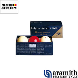 Billes Super Aramith de Luxe 61,5 mm Carambole