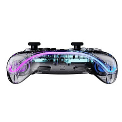 Avis Freaks And Geeks Manette Switch Nintendo /PC Sans Fil Polychroma - Transparente à LED RGB- Câble 1M Fonction Turbo + Casque Switch spirit of gamer