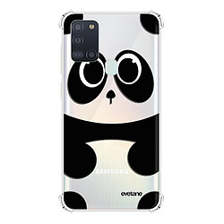 Coque Samsung Galaxy A21S anti-choc souple avec angles renforcés transparente Panda Evetane