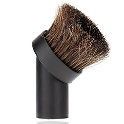 Wewoo Tête de brosse pour aspirateur 32mm Usage domestique Mixte Cheval Cheveux Ovale nettoyage pour Accessoires Outil (Noir)