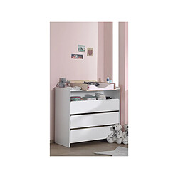 Acheter VIPACK Commode 3 tiroirs Kiddy - Blanc