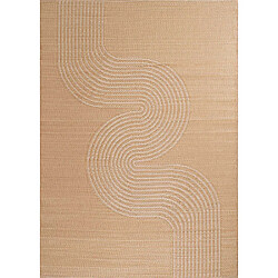 Avis Jardindeco Tapis extérieur en polypropylène Spargi 1743 beige 120 x 160 cm.