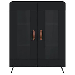 Acheter vidaXL Buffet noir 69,5x34x90 cm bois d'ingénierie