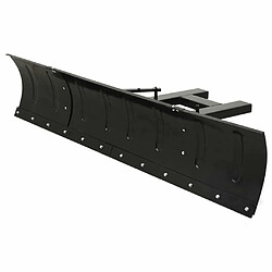 vidaXL Chasse-neige pour chariot élévateur 200x48 cm Noir 