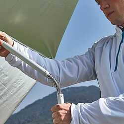 Avis Universal Parapluie de pêche extérieure à deux étages David Ying 2m tablier Parapluie de pêche avec tissu parasol parapluie de pêche anti-pluie pliant universel(Vert)