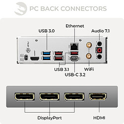 Acheter Sedatech Pack Mini-PC Pro • AMD Ryzen 9 7900X • RTX4060 • 32Go DDR5 • 2To SSD M.2 • Windows 11 • Moniteur 24"