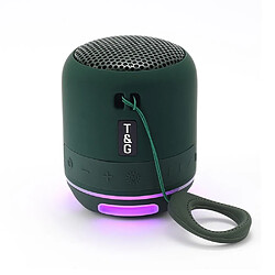 Yonis Mini Enceinte Bluetooth Portative LED Stéréo TWS Son Puissant Autonomie Longue Mini Enceinte Bluetooth TWS LED Son Stéréo Portable Puissante Autonomie Longue Vert YONIS