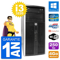 PC Tour HP Pro 6300 CMT Intel i3-3220 RAM 4Go Disque Dur 250Go Windows 10 Wifi · Occasion 