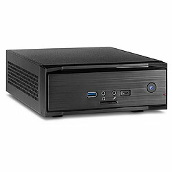 Intertech Inter-Tech MW-01 II GehÃ¤use Mini-ITX, USB 3.0 (Typ A+C) schwarz, Cardreader