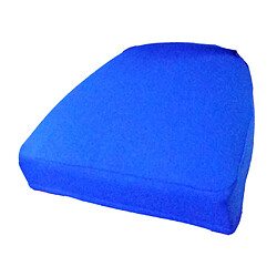 housse de siege de coussin de siege de chaise de salle a manger elasthanne bleu pas cher