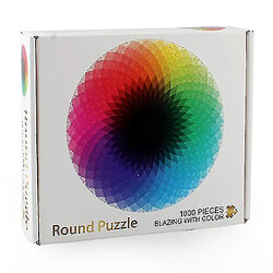 Universal Copoz rond arc-en-ciel puzzle casse-tête unique forme casse-tête adulte enfant jouets cadeaux pas cher