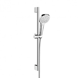 Hansgrohe - Set de douche Multi Croma Select E avec barre Unica'Croma 65 cm blanc/chromé