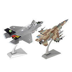 Modèle D'avion Moulé Sous Pression En Alliage 1:72 F-16I Soufa + F35B Joint Strike Fighter Maquette d'avion à l'échelle 1/72 avion américain