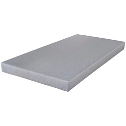 Ebac Sommier déco SR9 - Gris clair 80x200 - Lattes bois - H.13 cm - Made in France