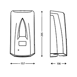 Distributeur de savon gel automatique - Décor : Blanc - JVD