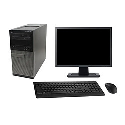 PC Tour Dell 990 Ecran 22" Intel G630 RAM 16Go Disque Dur 2To Windows 10 Wifi - Occasion